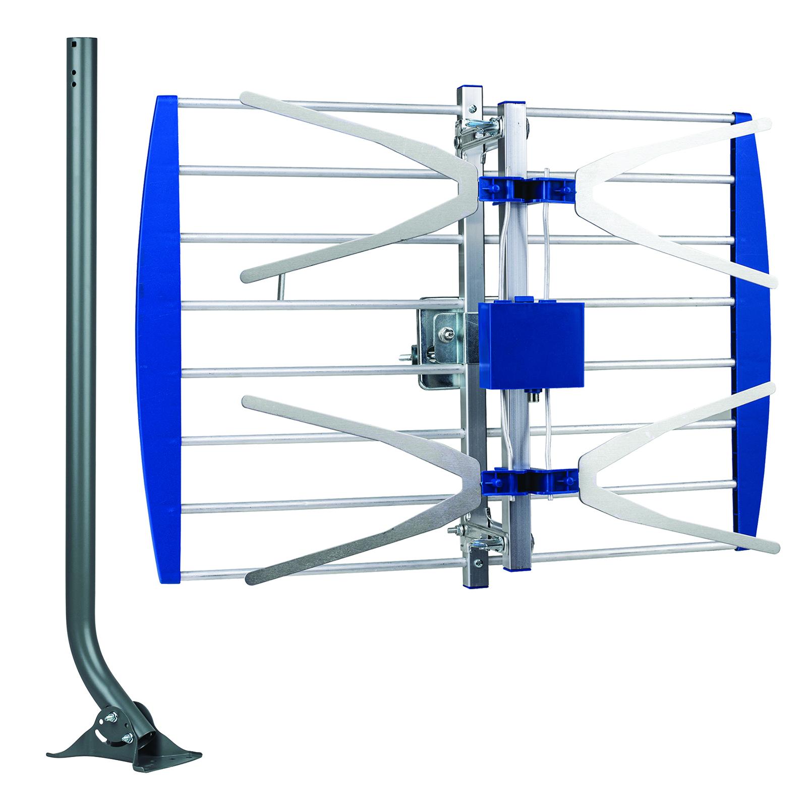 Outdoor HDTV Digital Bow Tie Antenna with J-Pole
